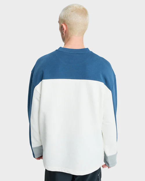 QUIKSILVER Young Guns Factor Crew Neck Snow White