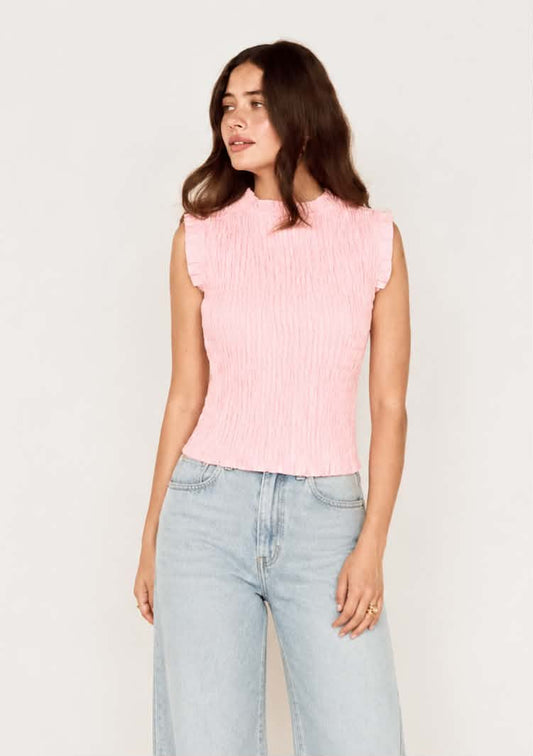 MINK PINK Mila Shirred Top