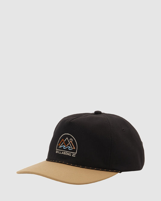 Billabong Mens ADIV Strapback Cap Black/Tan