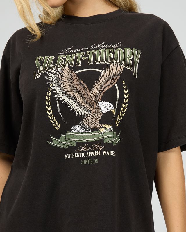 SILENT THEORY Airborne Tee Black