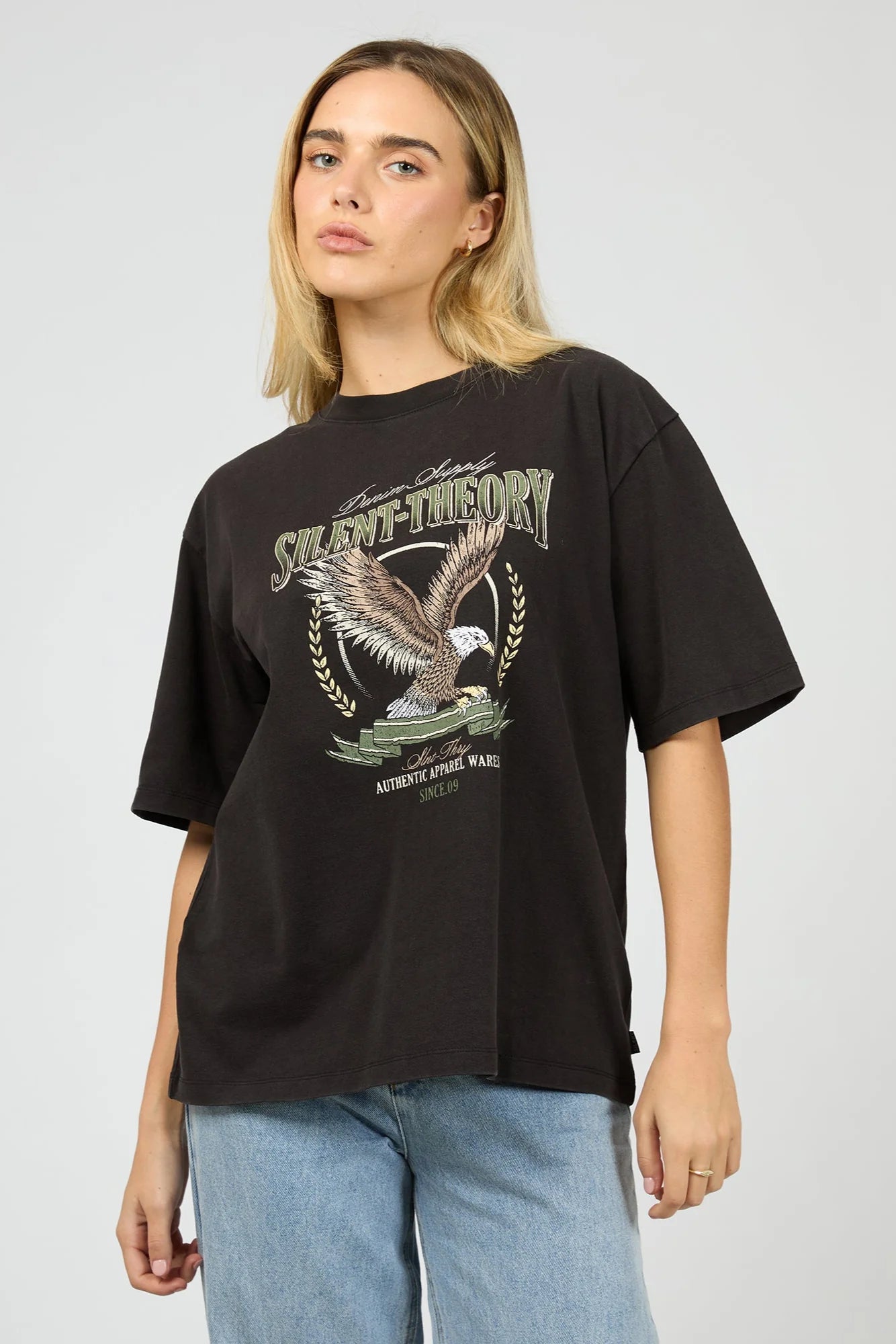 SILENT THEORY Airborne Tee Black