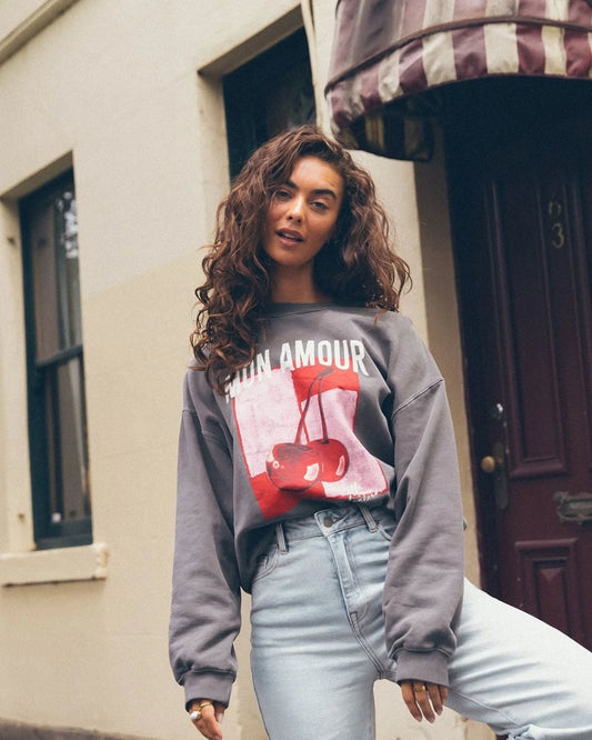 All About Eve Mon Amour Slouch Crew