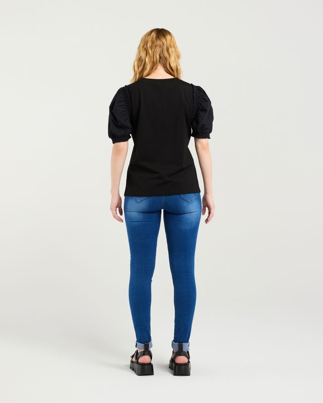 ZAFINA Amelia Top Black
