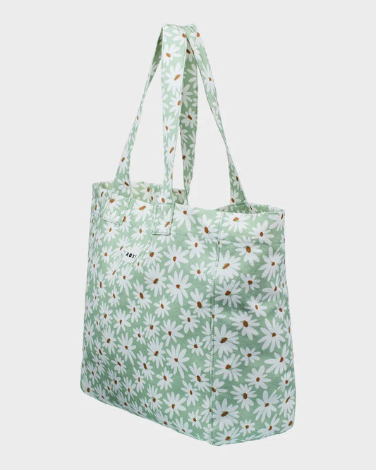 ROXY Anti Bad Vibes Beach Tote Bag