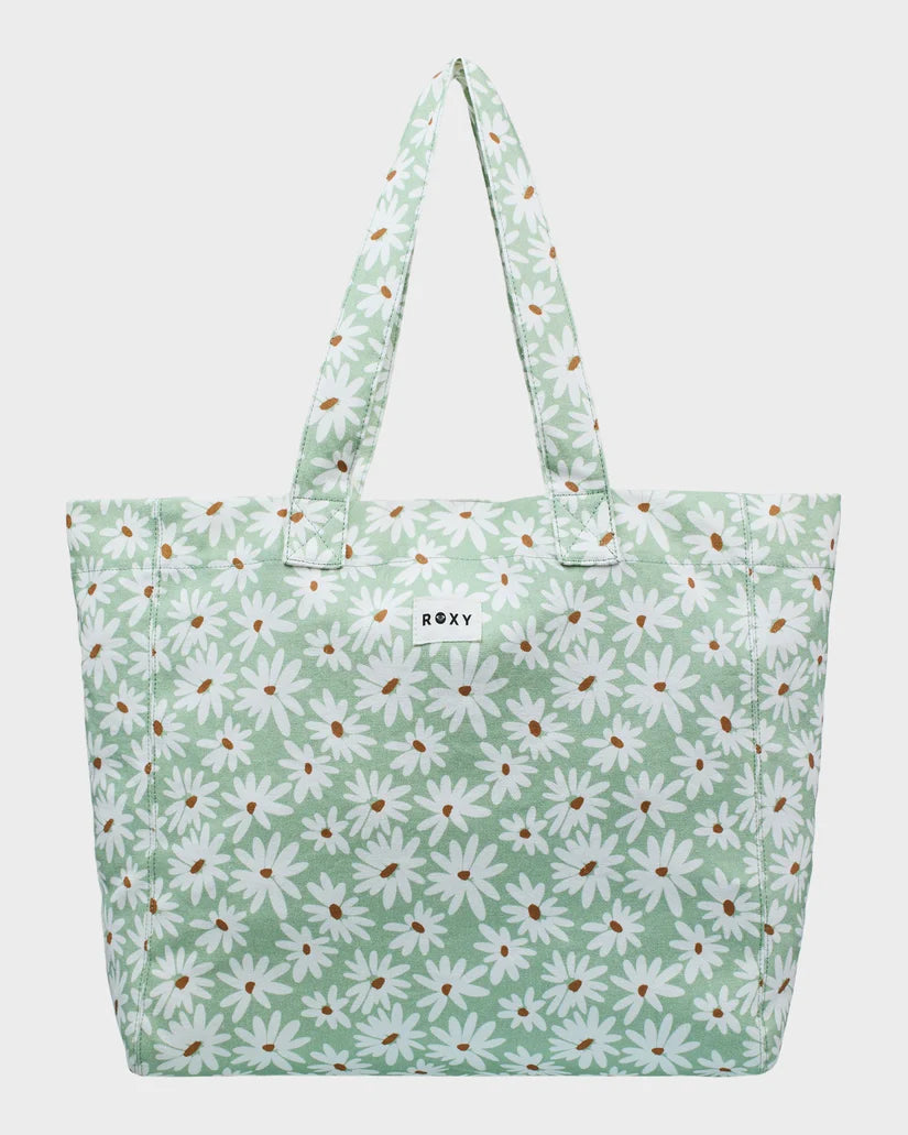 ROXY Anti Bad Vibes Beach Tote Bag