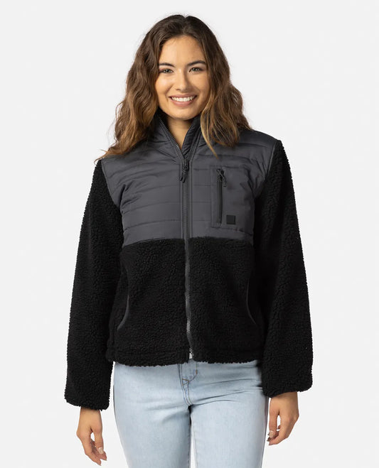 Rip Curl Anti Series Anoeta Fleece Washed Black
