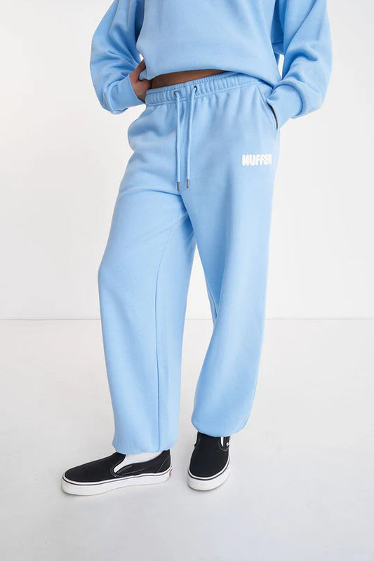 HUFFER Womens Arcade Juicy Trackpant Glacier