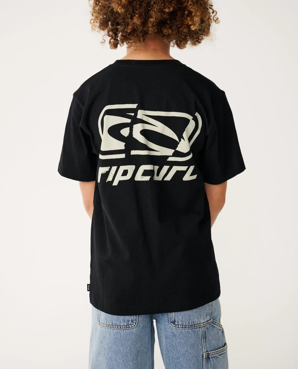 RIP CURL Boys Archive Ripped Tee Black 8-16 years