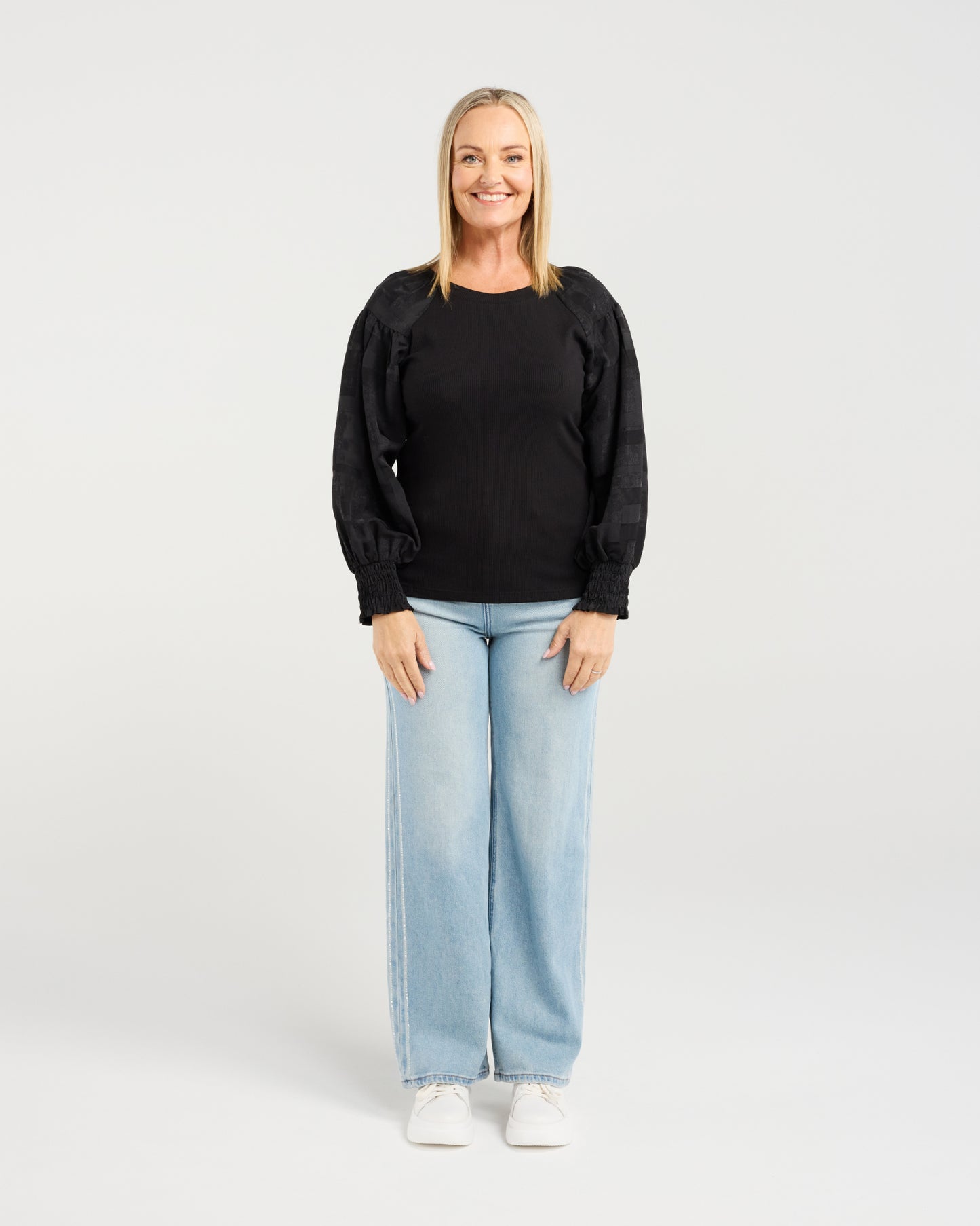 ZAFINA Aria Top Black