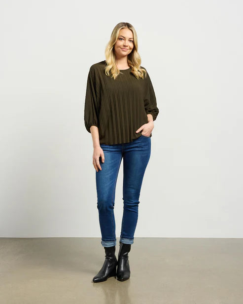 ET ALIA Aura Top Khaki