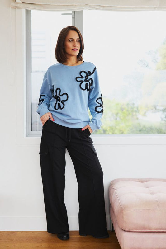 SEDUCE Aurelia Sweater Blue