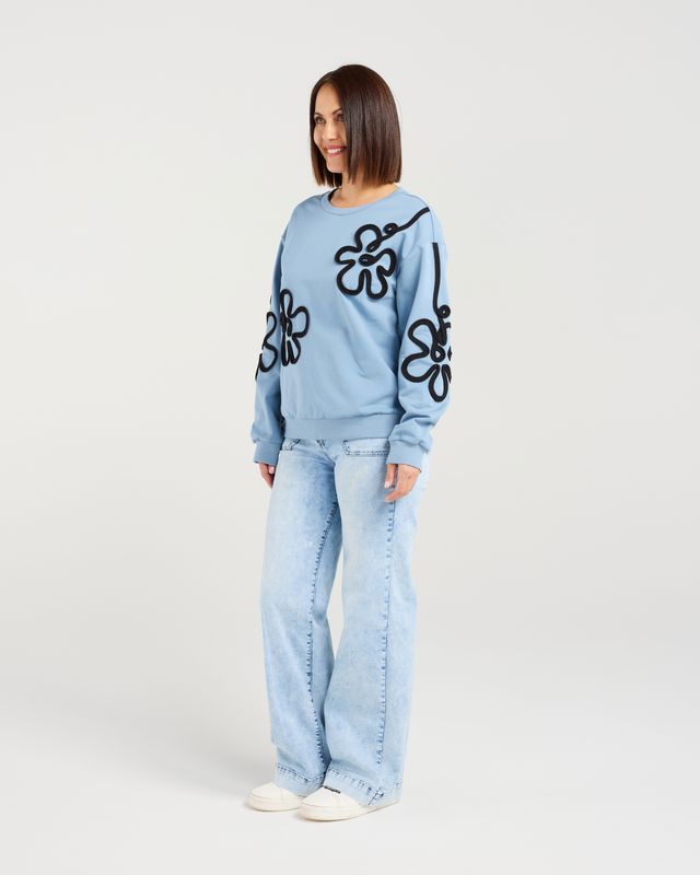 SEDUCE Aurelia Sweater Blue
