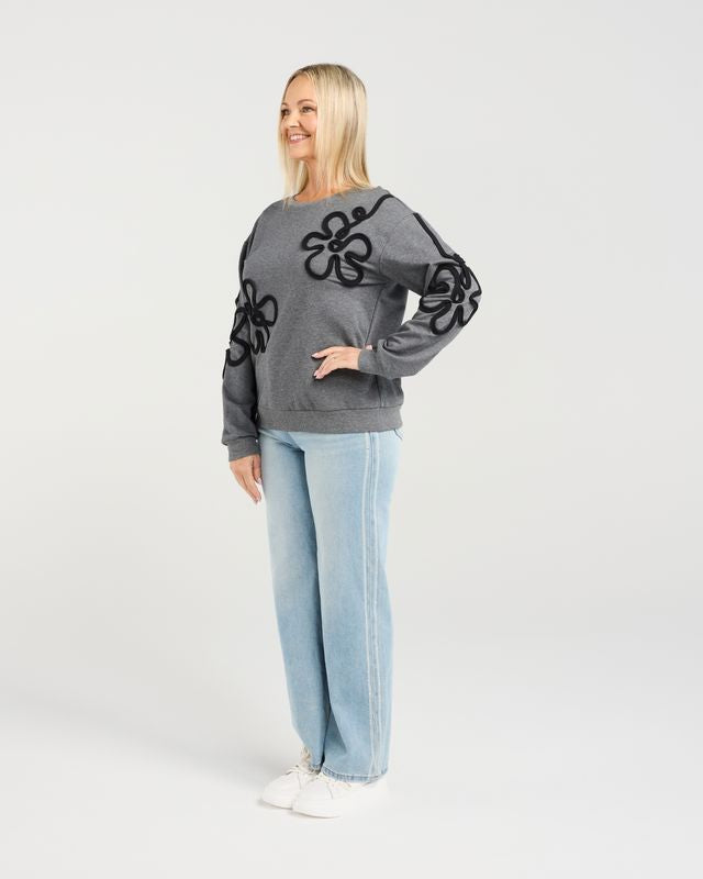 SEDUCE Aurelia Sweater Grey