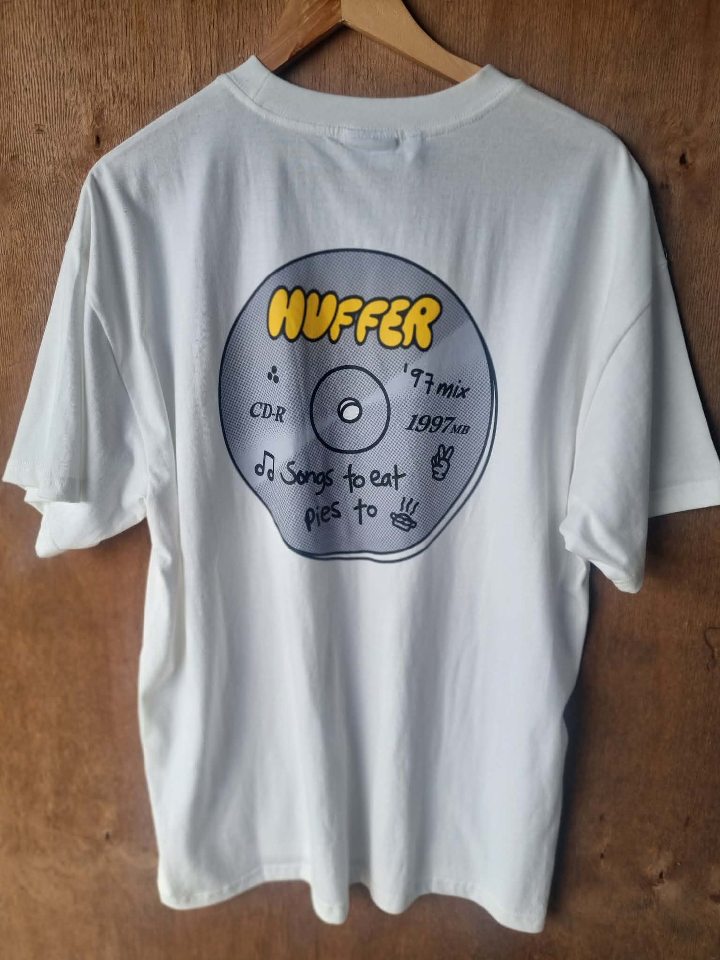 HUFFER 97 Mix Block Tee Chalk