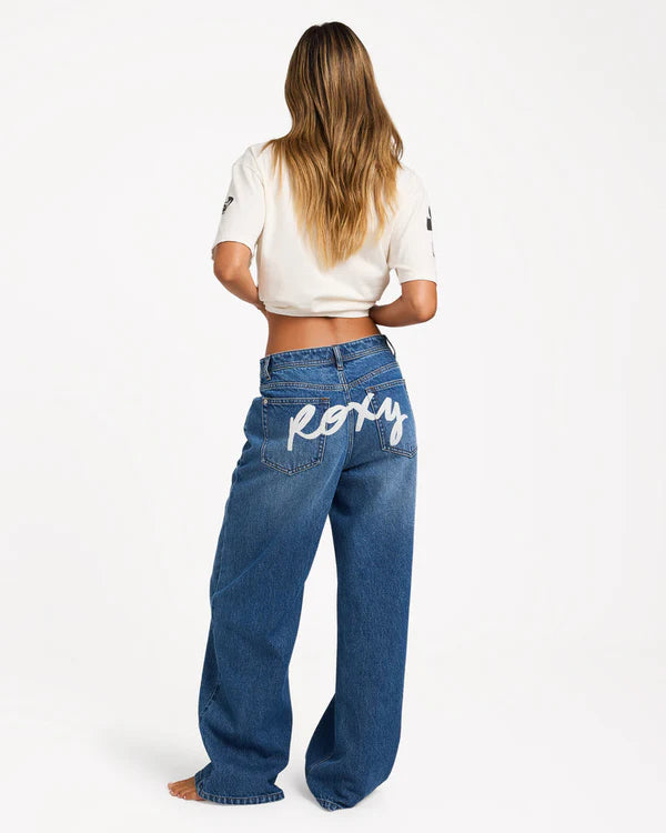 ROXY Womens Backslider Denim Jean Pant