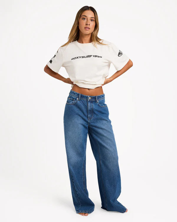 ROXY Womens Backslider Denim Jean Pant
