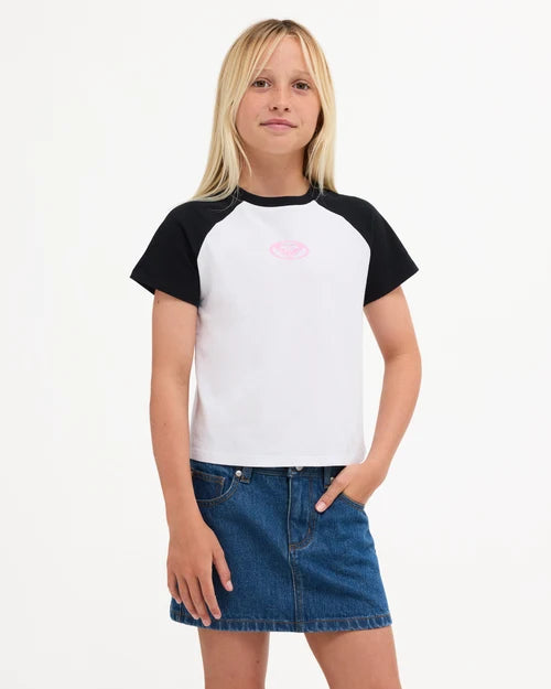 ROXY Girl Backslider Mini Denim Skirt