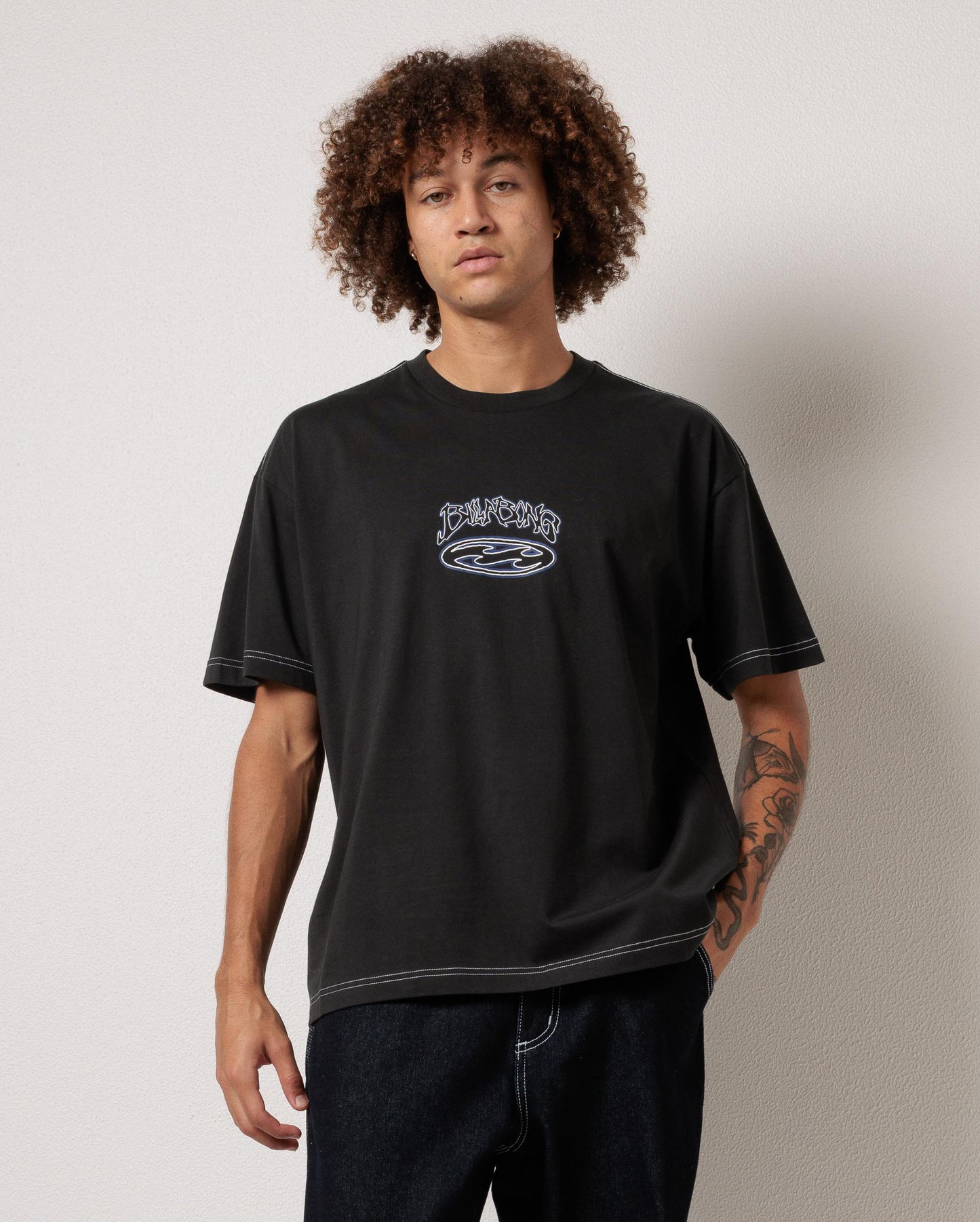 BILLABONG Bad Dog OG Tee Washed Black