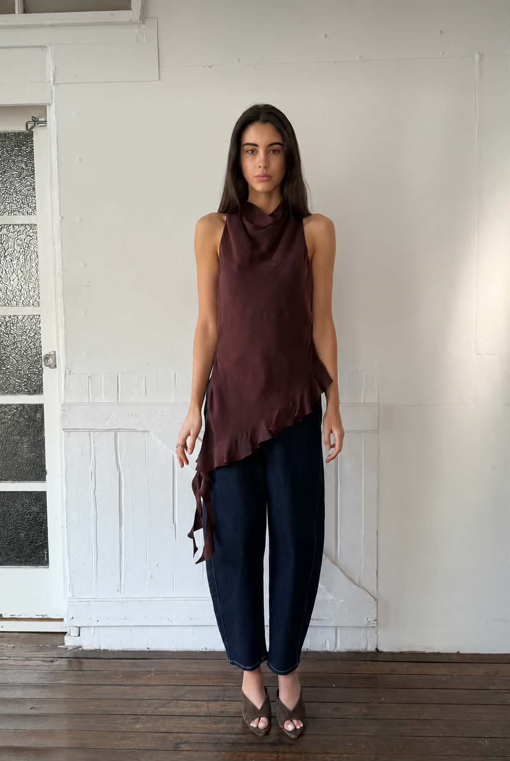 MON RENN Eadie Top Chestnut