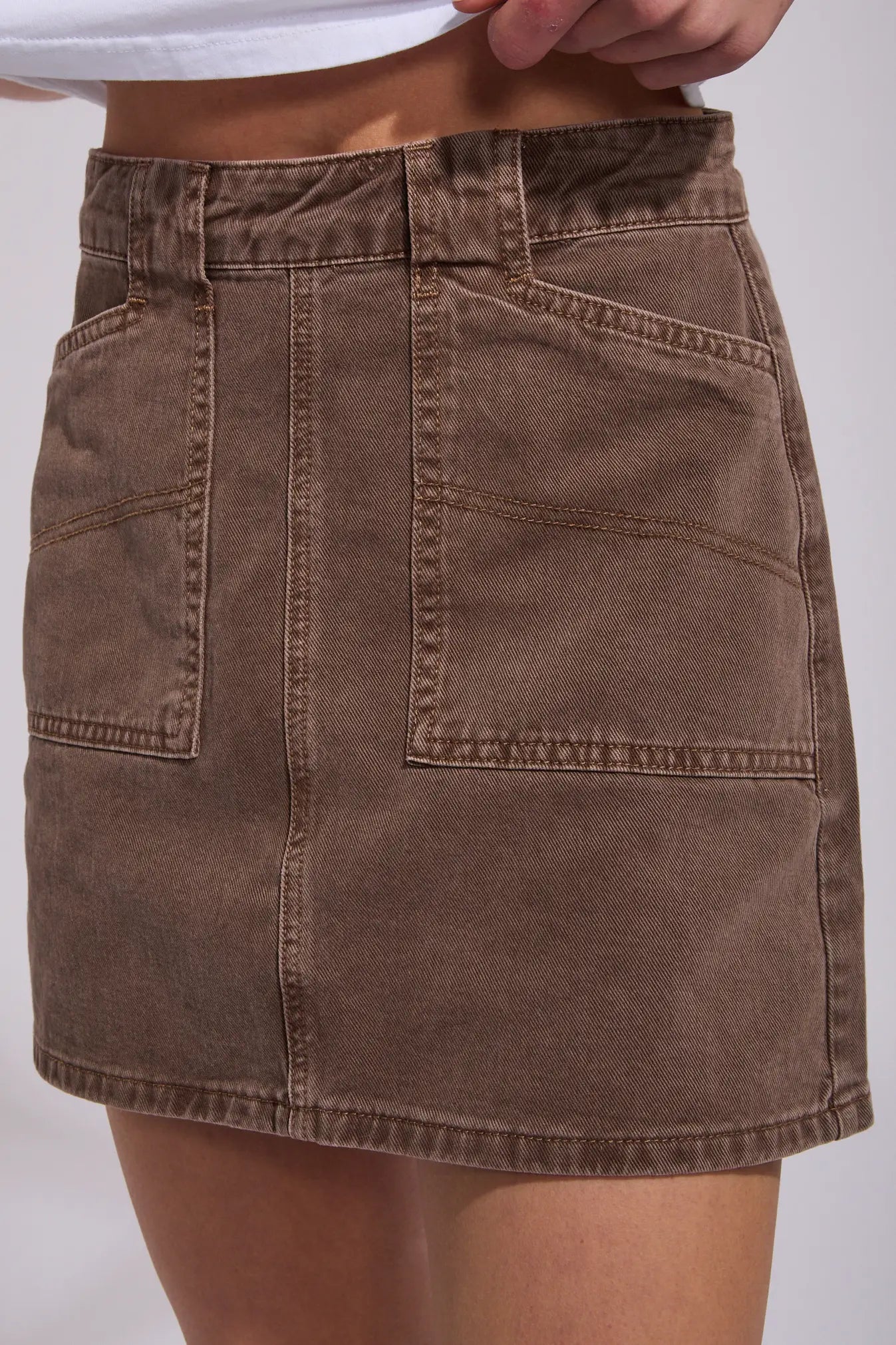 ALL ABOUT EVE Becca Skirt Cocoa