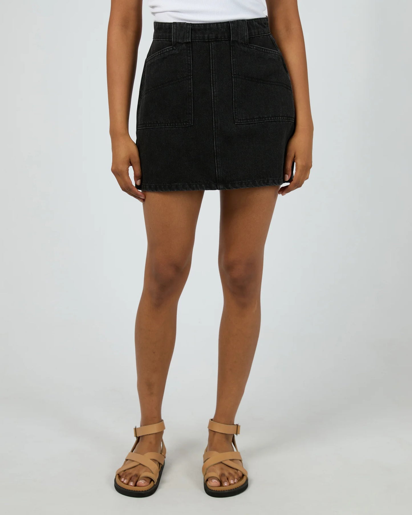 ALL ABOUT EVE Becca Skirt Washed Black
