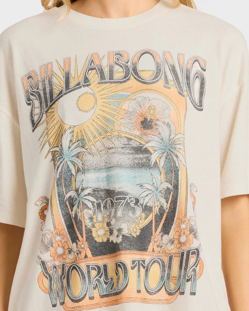 BILLABONG Between Night and Day Vintage White