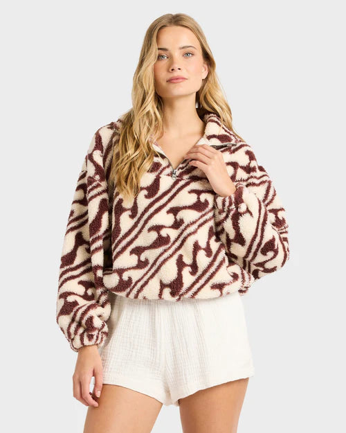 BILLABONG Dark Wave Half Zip Pullover