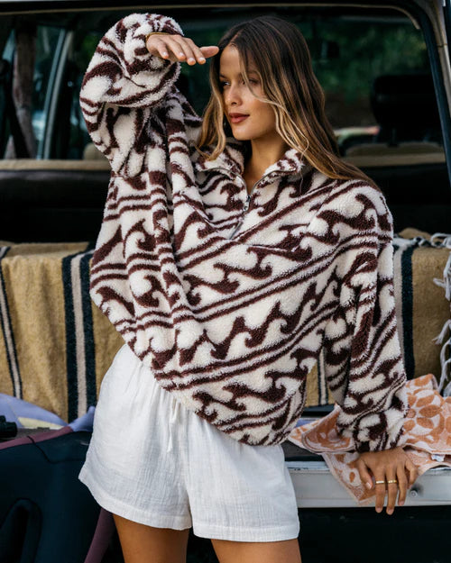 BILLABONG Dark Wave Half Zip Pullover