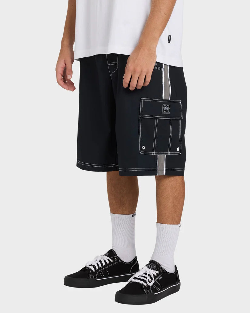 BILLABONG Mens Throw On Boardshort 3.0 Black