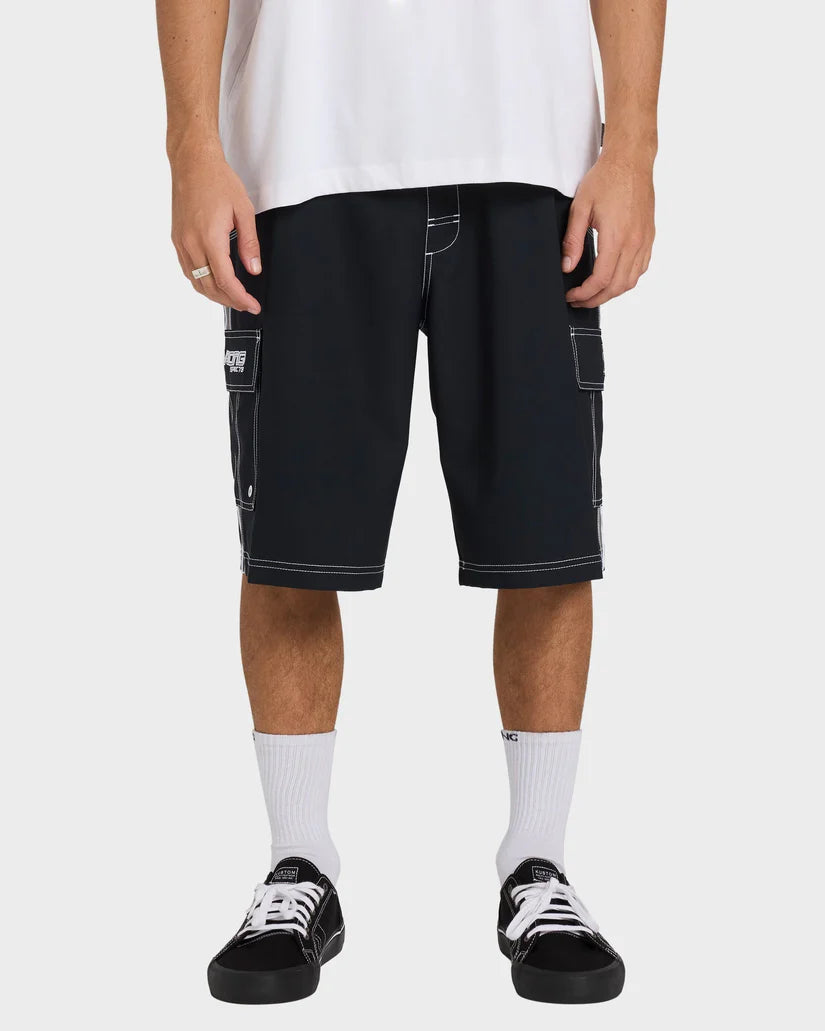 BILLABONG Mens Throw On Boardshort 3.0 Black