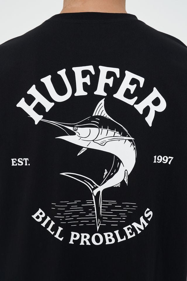 HUFFER Billed Sup Tee Black
