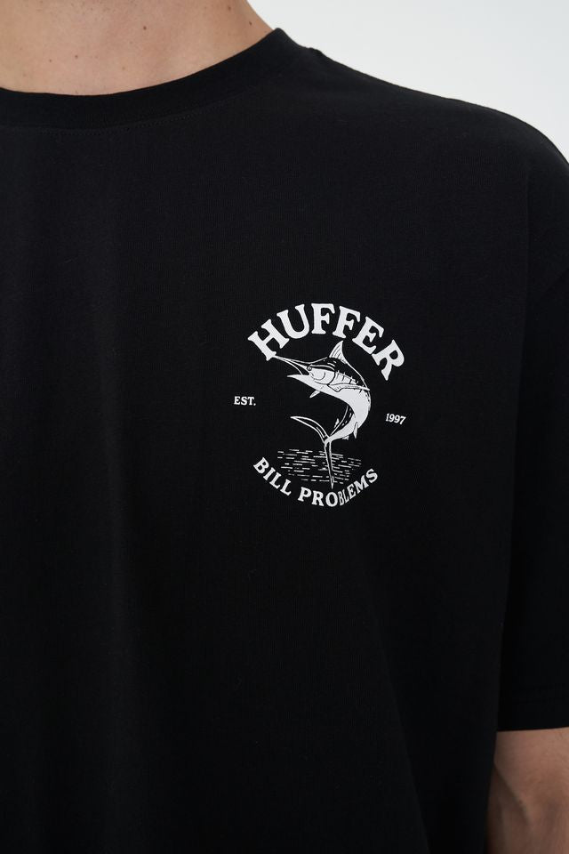 HUFFER Billed Sup Tee Black