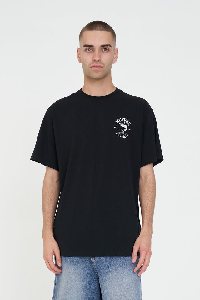 HUFFER Billed Sup Tee Black