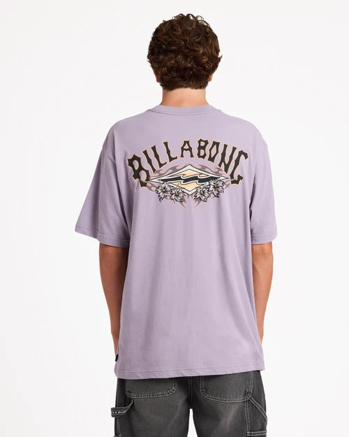 Billabong Biscus OG Tee Purple Ash