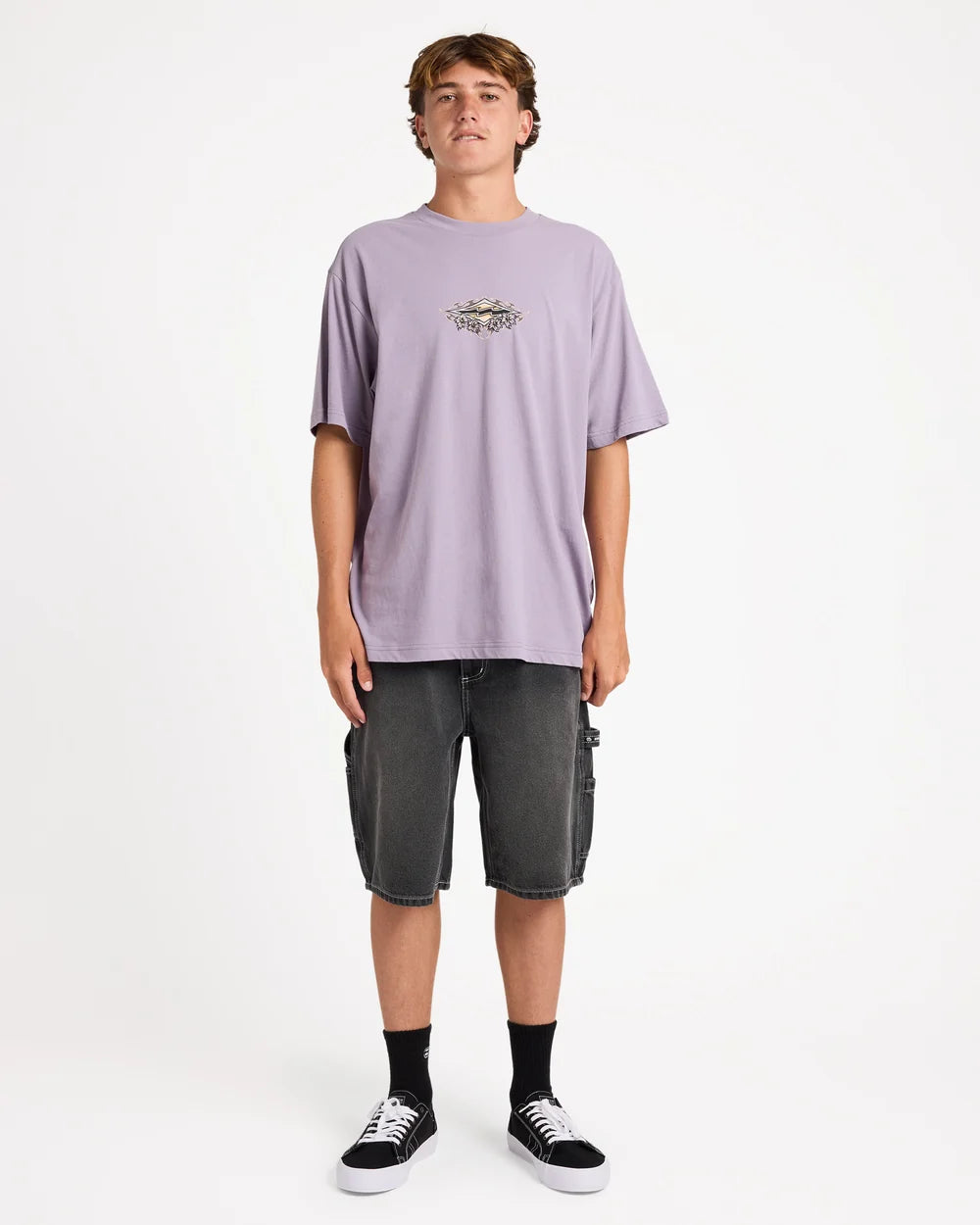 Billabong Biscus OG Tee Purple Ash