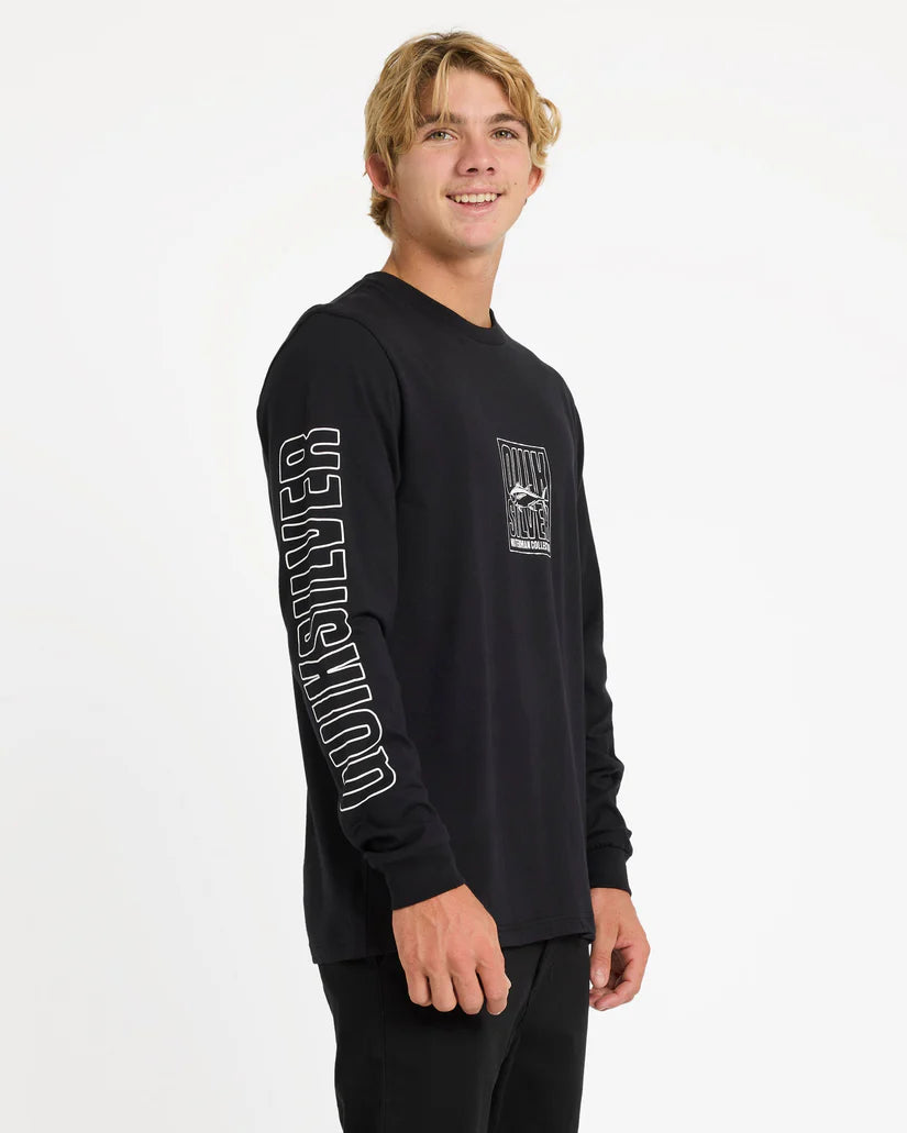 QUIKSILVER Blind Cast Long Sleeve Tee Black