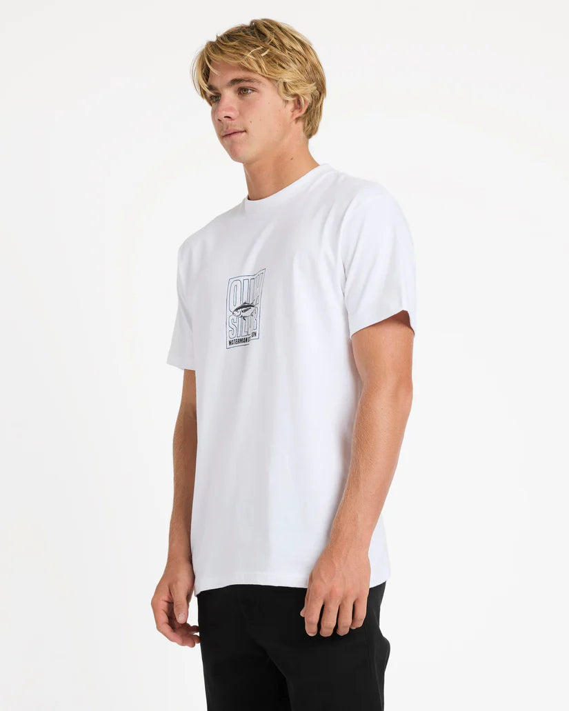QUIKSILVER Blind Cast Tee White