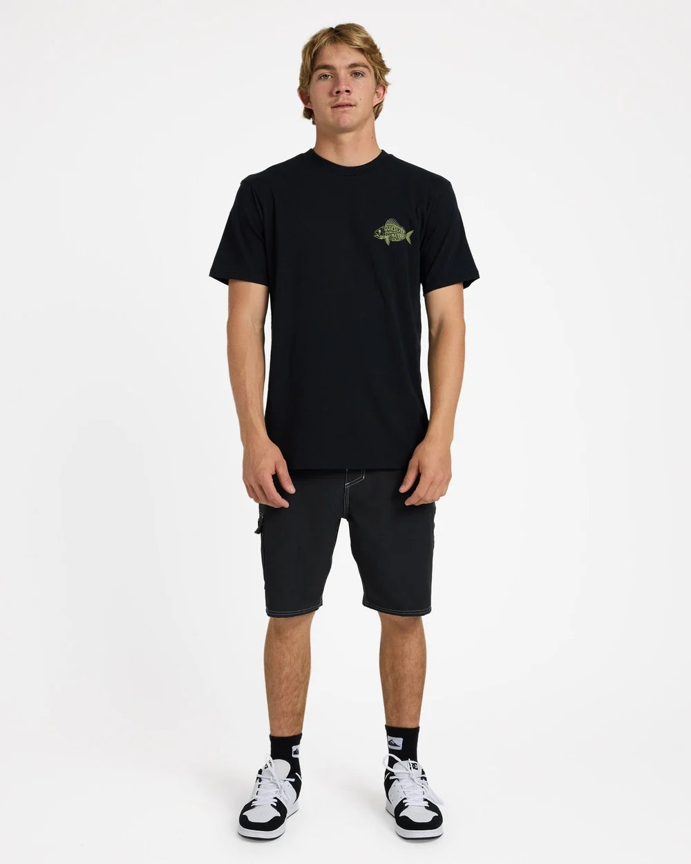 QUIKSILVER Boneyards Tee Black