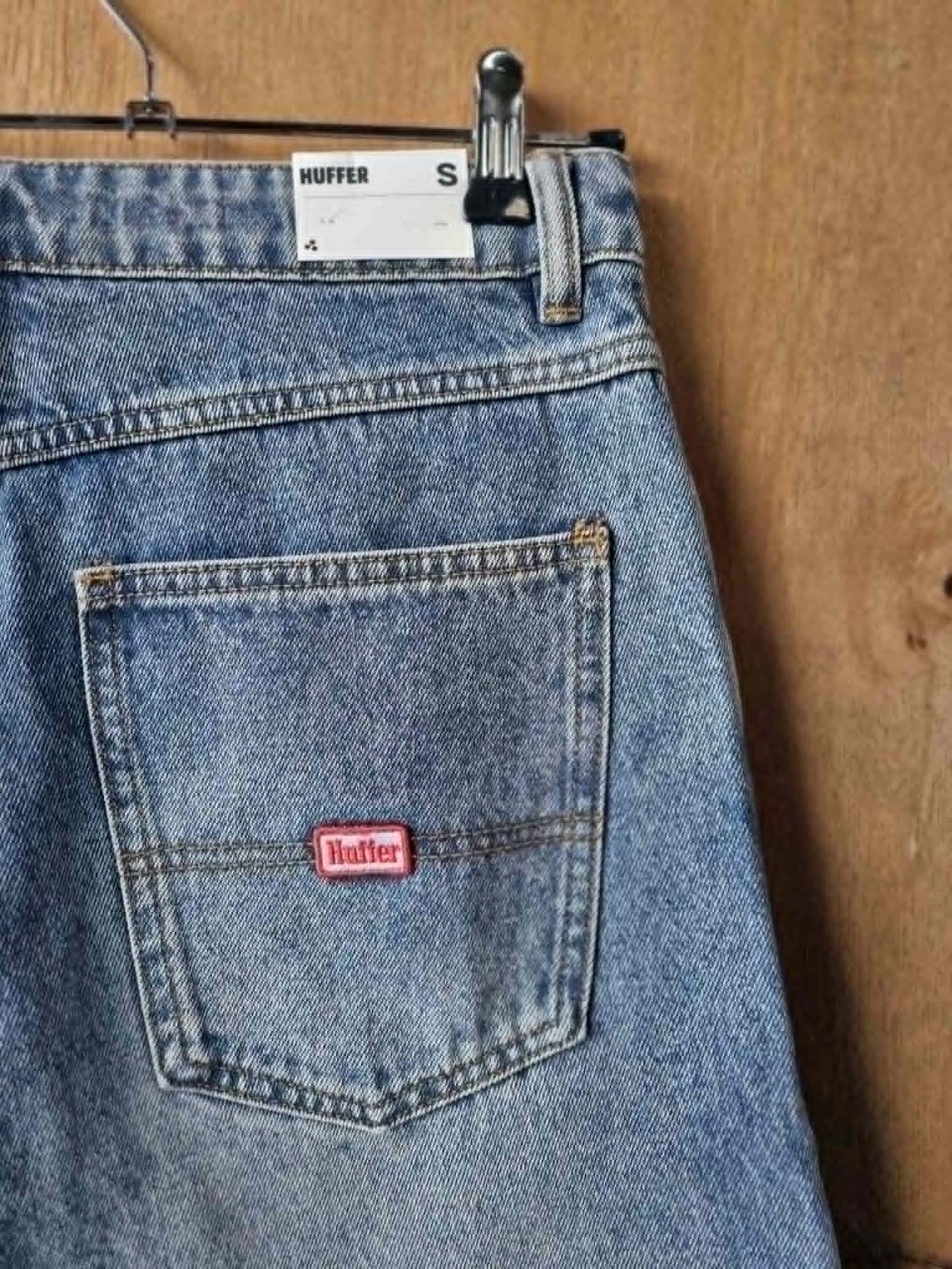 HUFFER X-Tra Baggy Denim Short Stable Wash