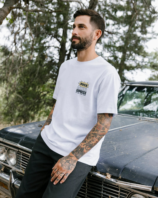 RVCA Camera Express Tee White