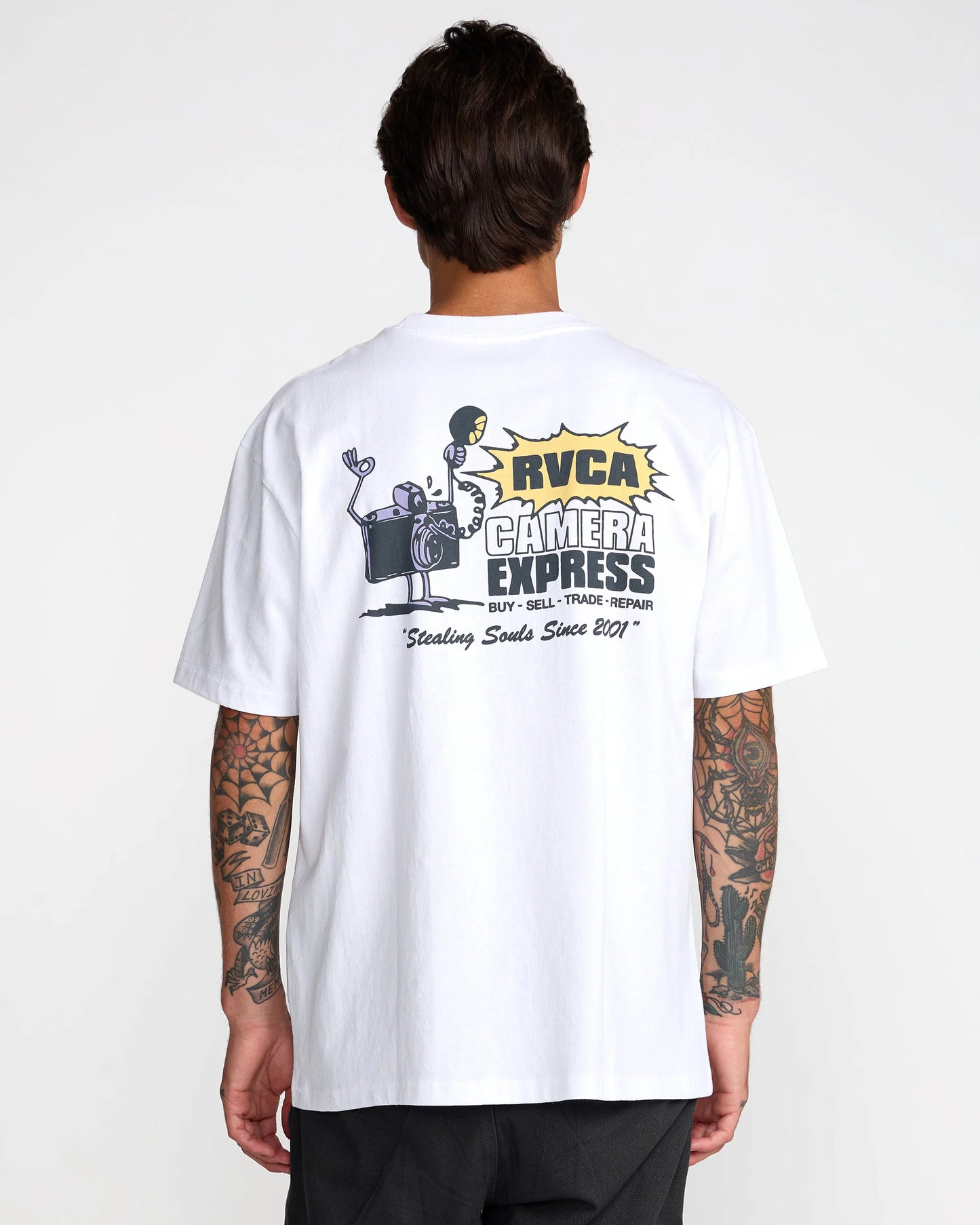 RVCA Camera Express Tee White