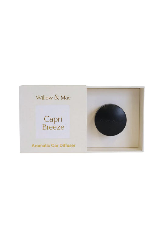 WILLOW+MAE Capri Breeze Ivory Car Diffuser