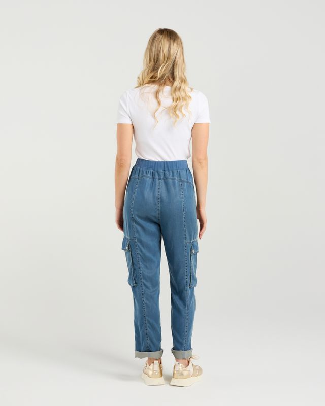ET ALIA Carter Cargo Pant Dark Sapphire
