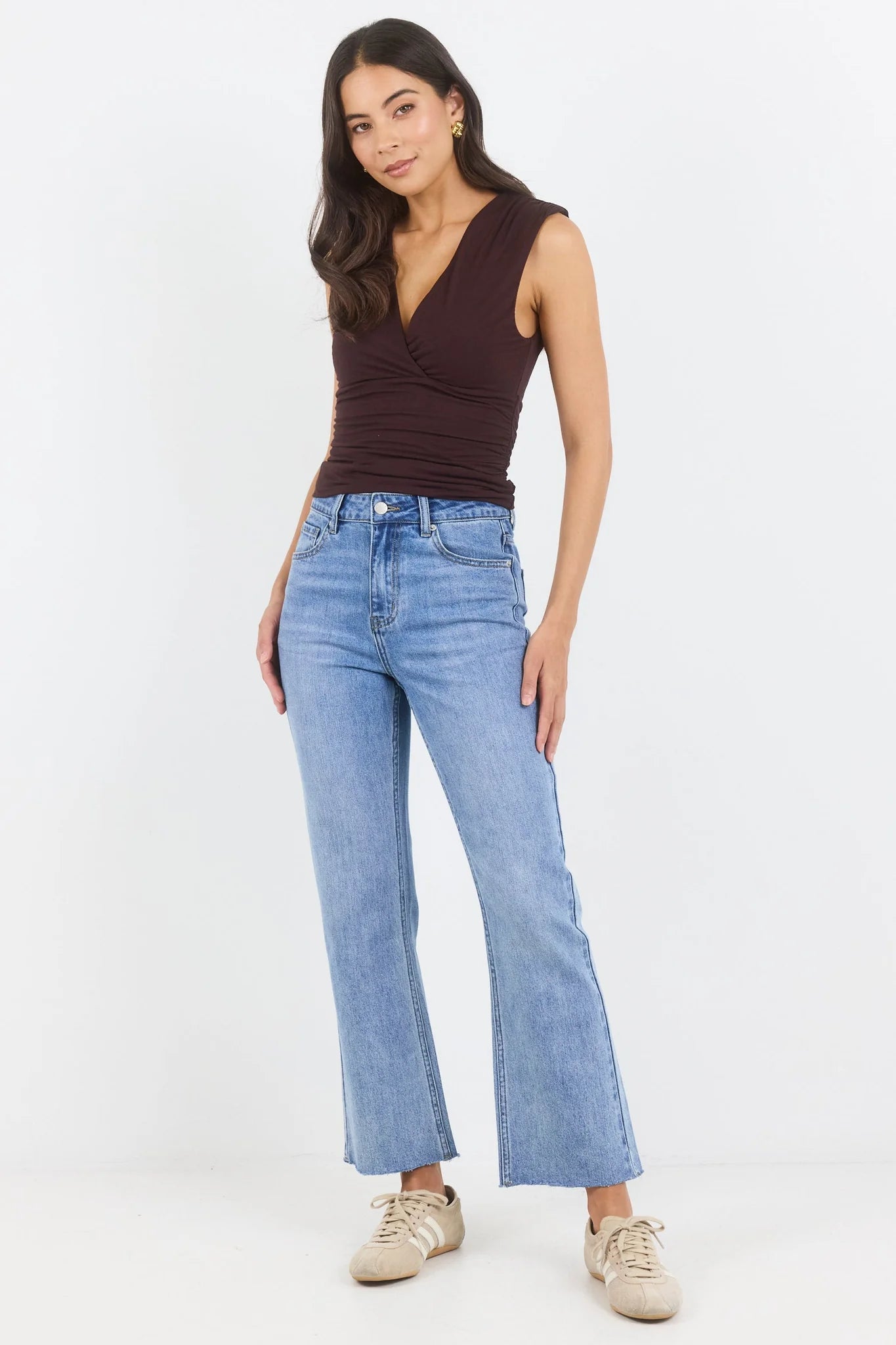 IVY + JACK Catalina 90s Kick Flare Crop Jean