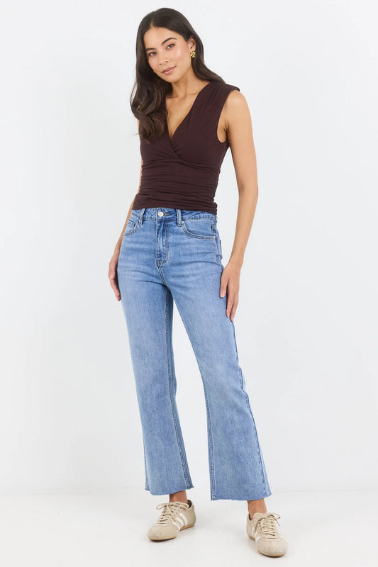 IVY + JACK Catalina 90s Kick Flare Crop Jean