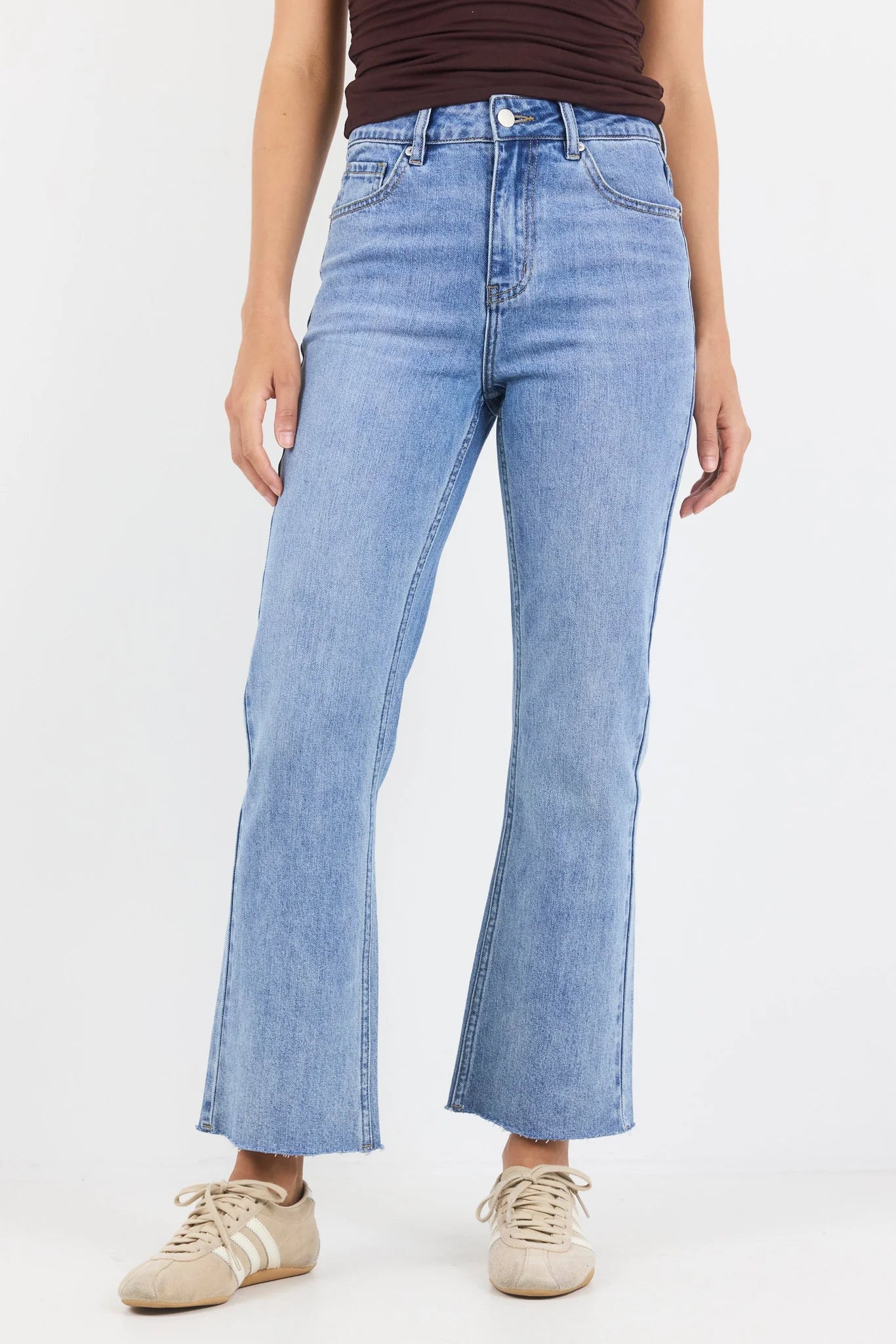 IVY + JACK Catalina 90s Kick Flare Crop Jean
