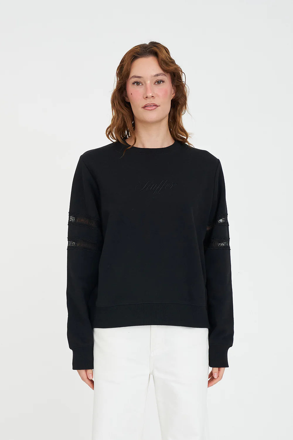 HUFFER Cherie Classic Crew Black