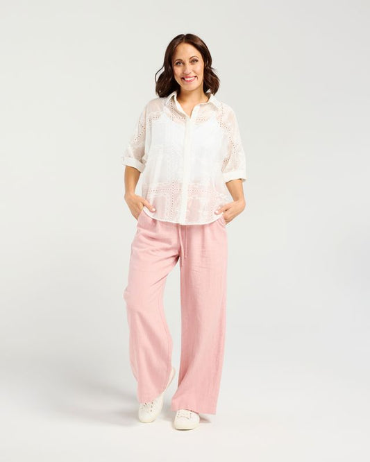 ZAFINA Clara Shirt White Jasmine