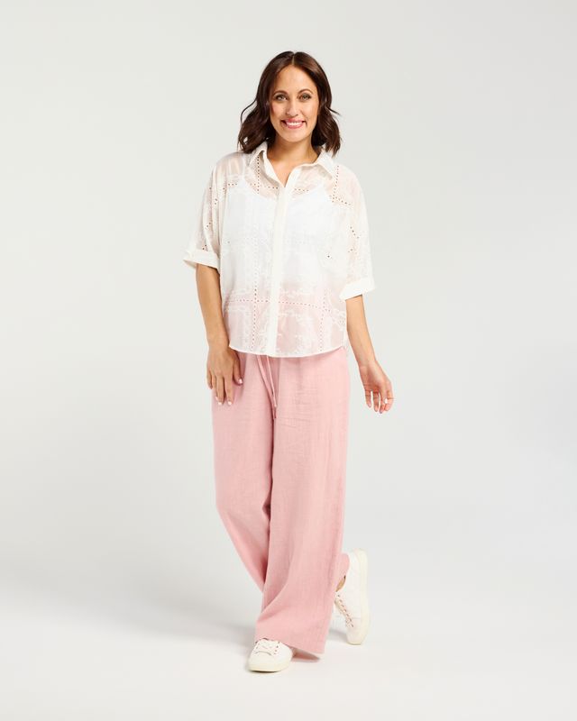ZAFINA Clara Shirt White Jasmine