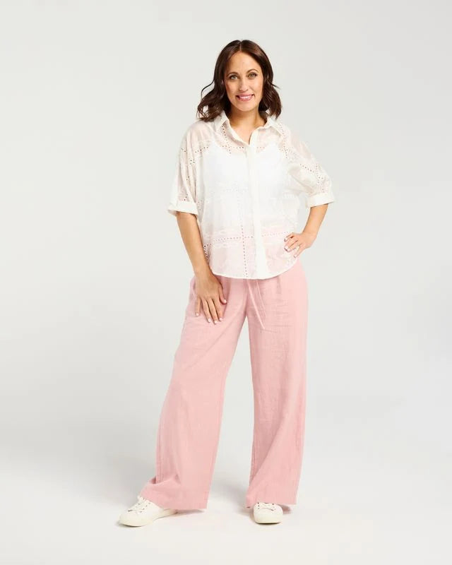 ZAFINA CLARA SHIRT White Jasmine